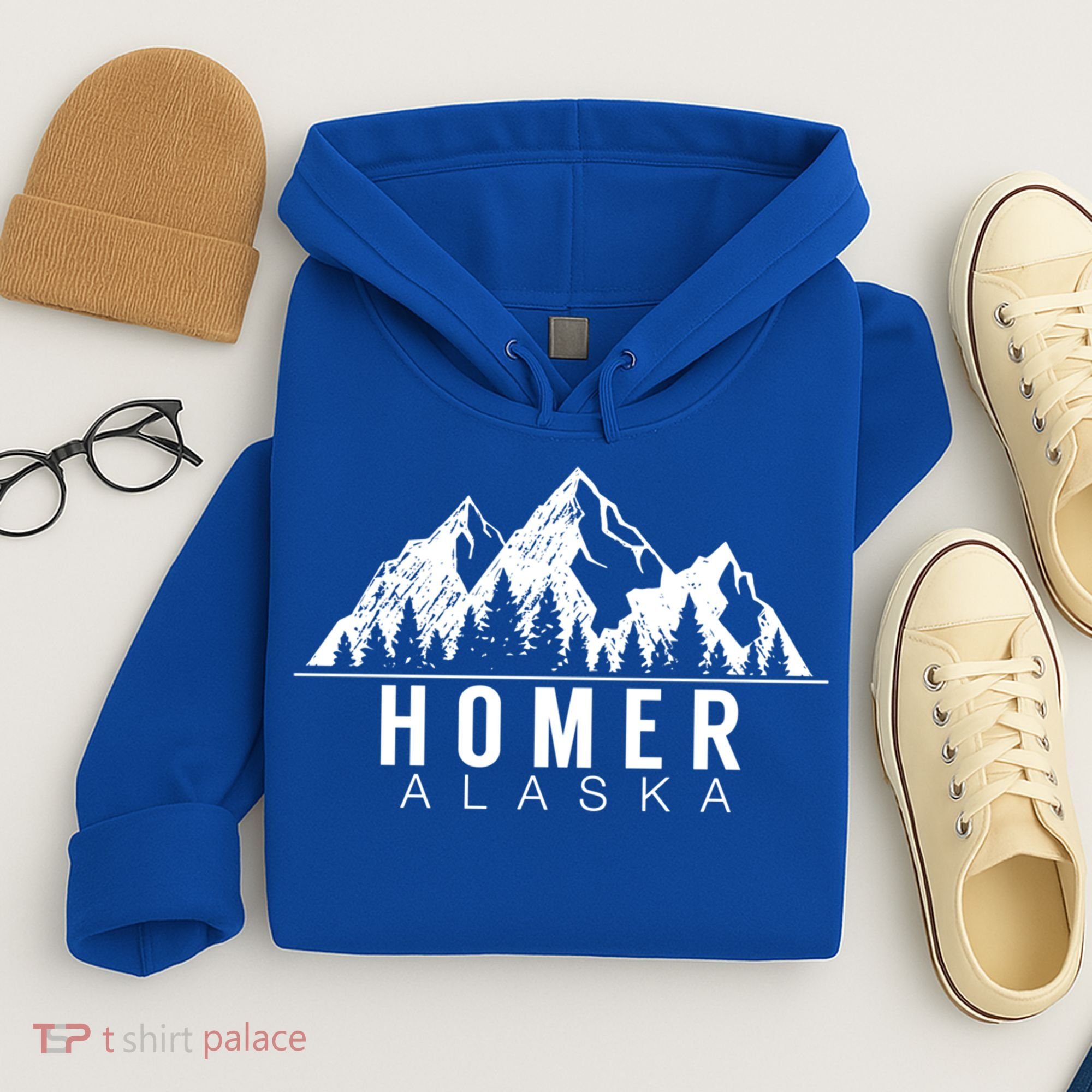 Alaska Gifgift Cool Gift Homer Alaska Gift Hoodie