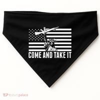 Anti Gun Control Ammo Flag T 2nd Amendment USA-Made Doggie Bandana thumb 0