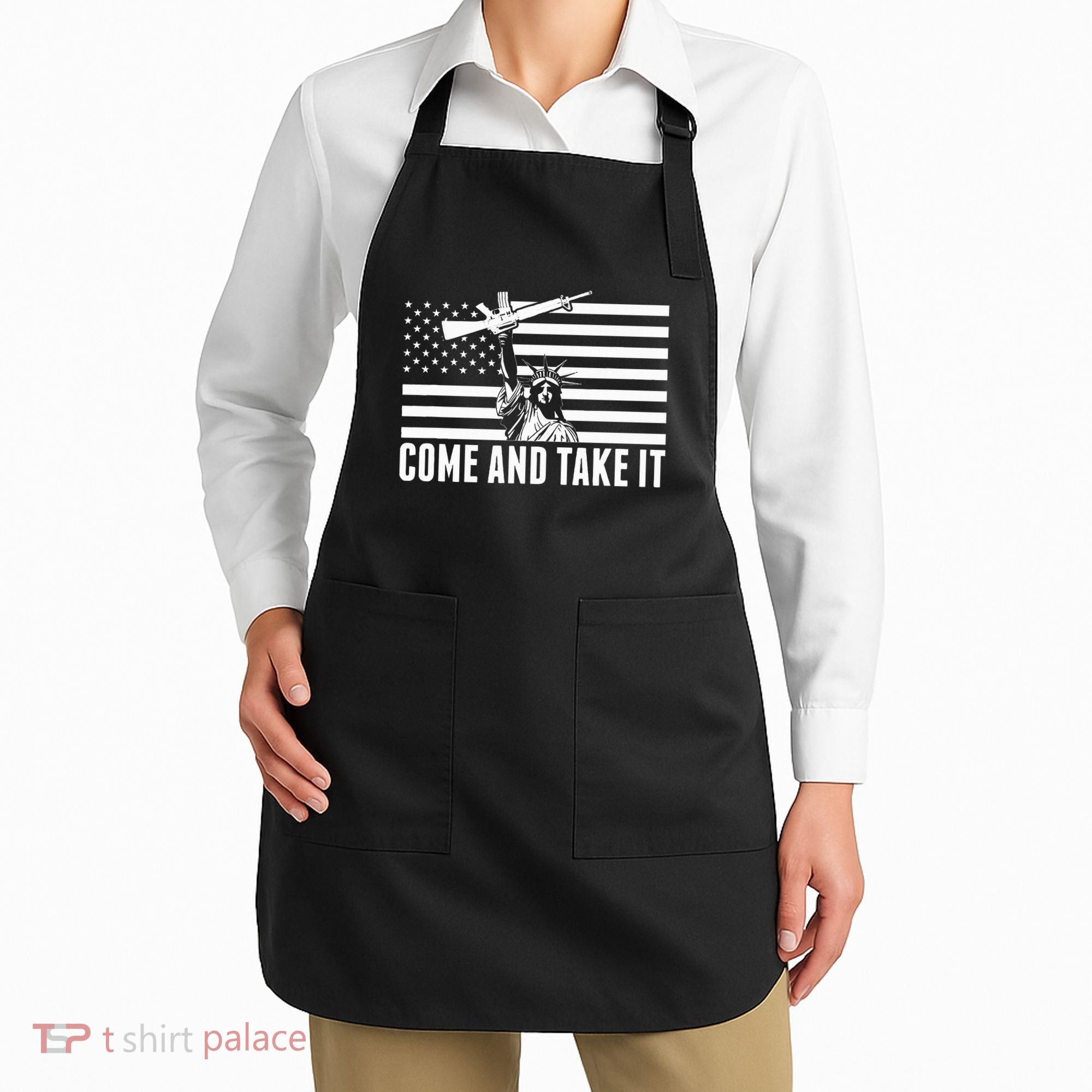 Anti Gun Control Ammo Flag T 2nd Amendment Apron