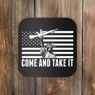 Anti Gun Control Ammo Flag T 2nd Amendment Coaster