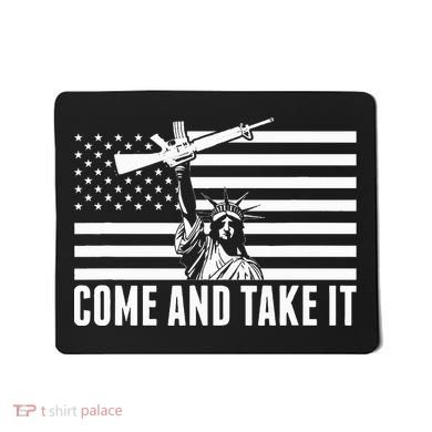 Anti Gun Control Ammo Flag T 2nd Amendment Mousepad