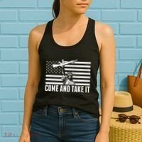 Anti Gun Control Ammo Flag T 2nd Amendment Women's Tank Top thumb 2