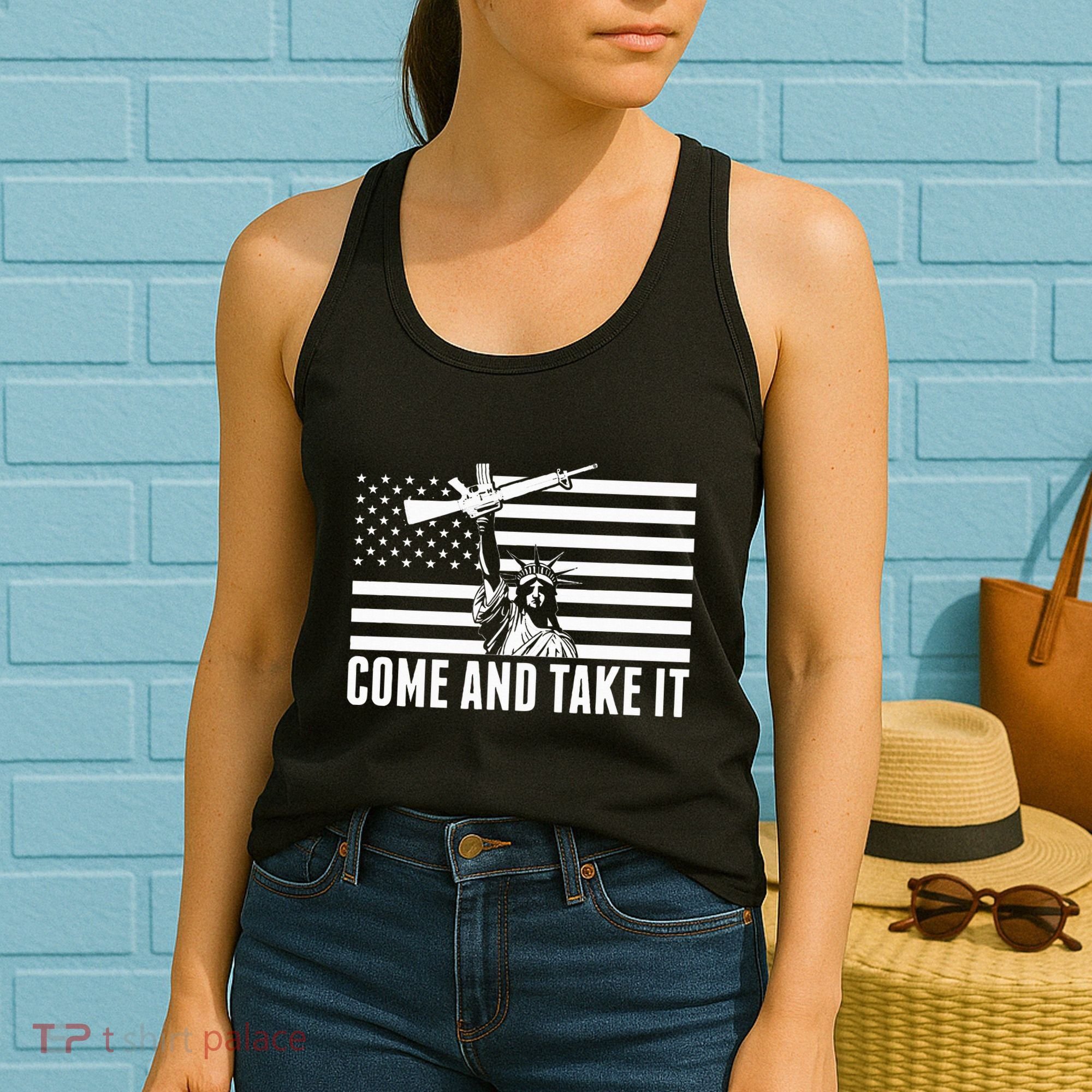Anti Gun Control Ammo Flag T 2nd Amendment Women's Tank Top