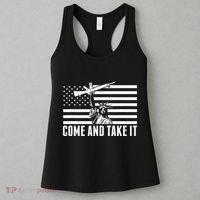 Anti Gun Control Ammo Flag T 2nd Amendment Women's Tank Top thumb 3