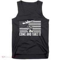 Anti Gun Control Ammo Flag T 2nd Amendment Tank Top thumb 0
