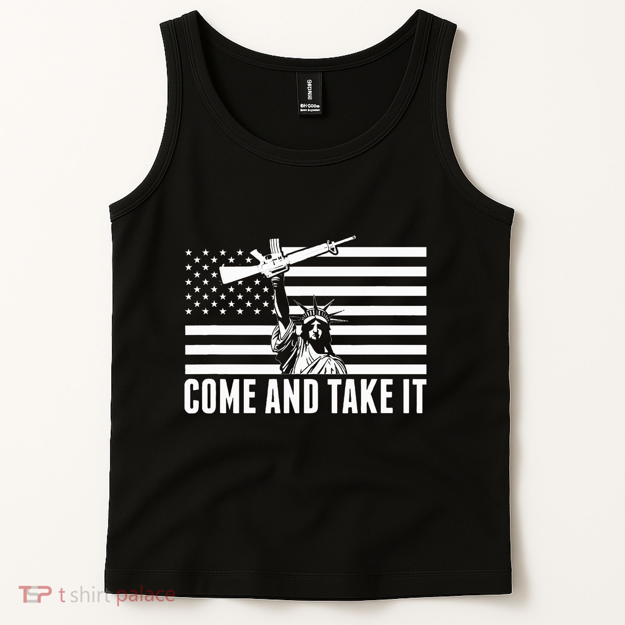 Anti Gun Control Ammo Flag T 2nd Amendment Tank Top