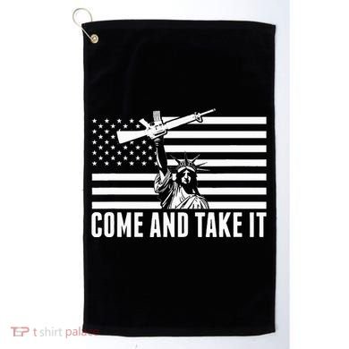 Anti Gun Control Ammo Flag T 2nd Amendment Golf Towel