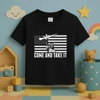Anti Gun Control Ammo Flag T 2nd Amendment Toddler T-Shirt thumb 3