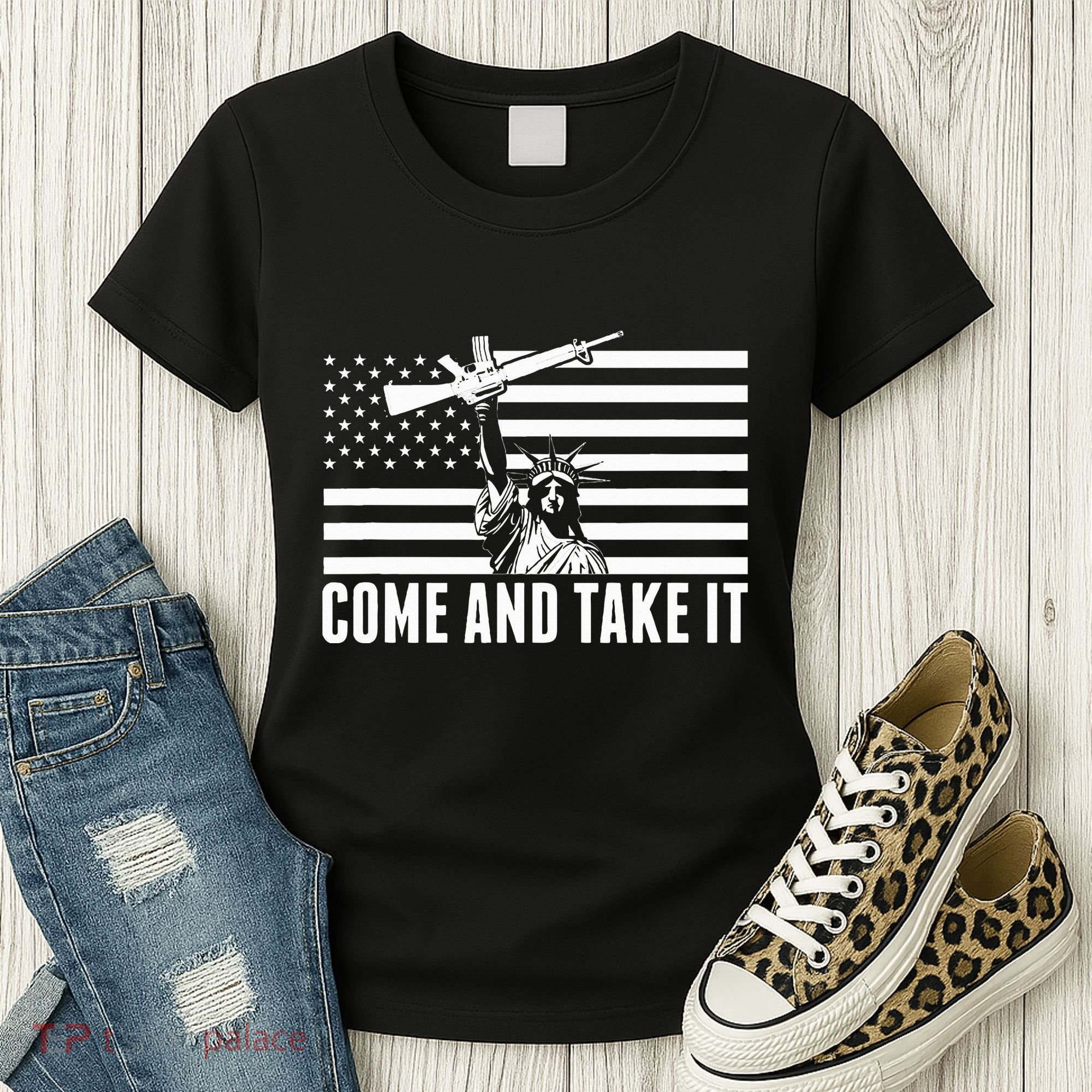 Anti Gun Control Ammo Flag T 2nd Amendment Women's T-Shirt