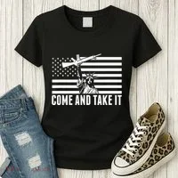Anti Gun Control Ammo Flag T 2nd Amendment Women's T-Shirt thumb 3