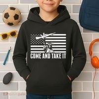 Anti Gun Control Ammo Flag T 2nd Amendment Kids Hoodie thumb 2