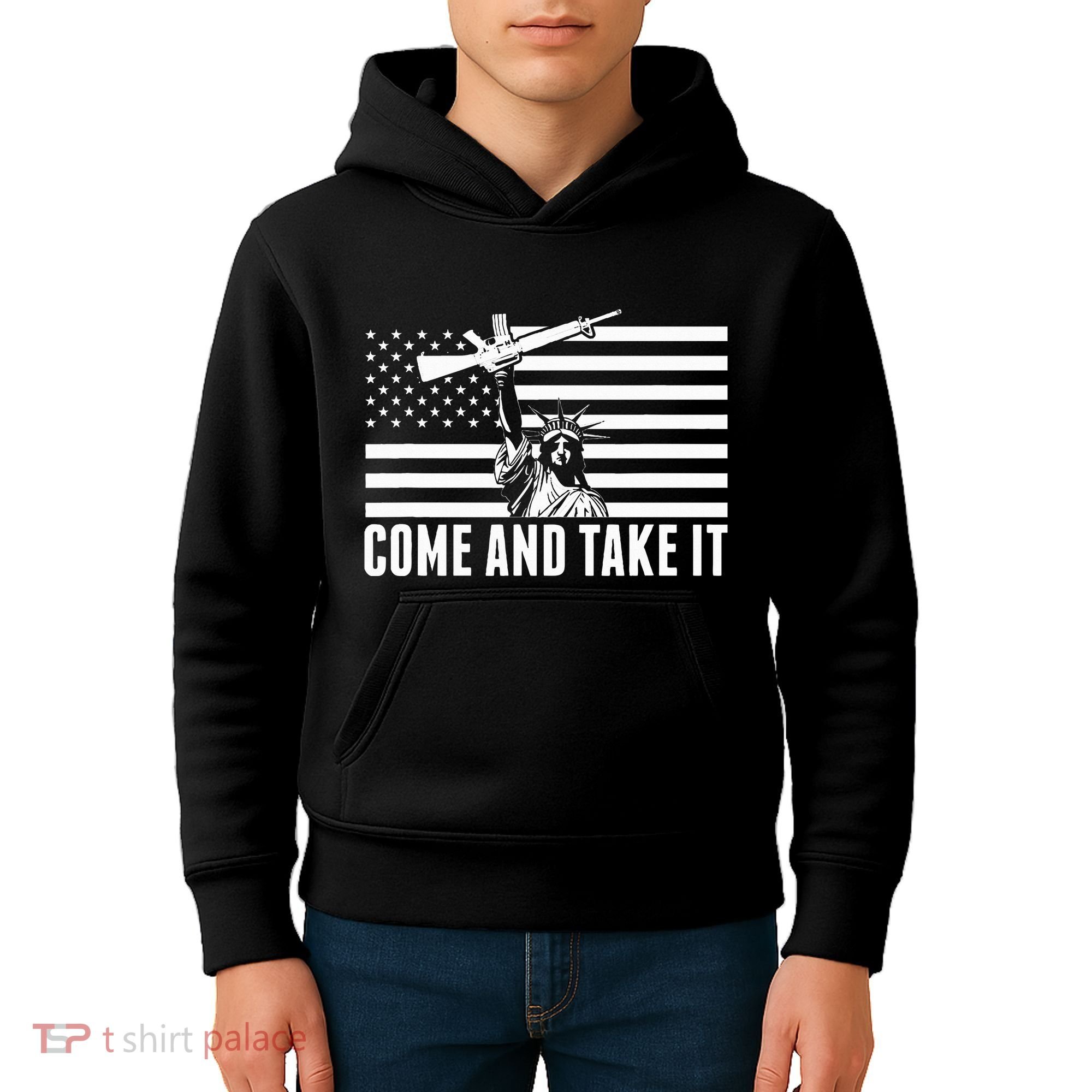 Anti Gun Control Ammo Flag T 2nd Amendment Kids Hoodie