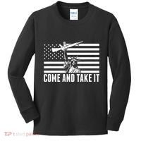 Anti Gun Control Ammo Flag T 2nd Amendment Kids Long Sleeve Shirt thumb 0