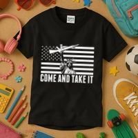 Anti Gun Control Ammo Flag T 2nd Amendment Kids T-Shirt thumb 3