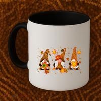 Autumn Gnome Cute Fall Lover Coffee Mug thumb 2