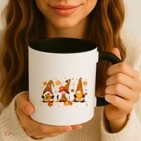Autumn Gnome Cute Fall Lover Coffee Mug thumb 3