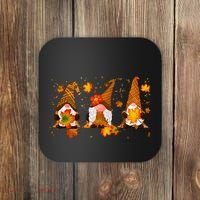 Autumn Gnome Cute Fall Lover Coaster thumb 0