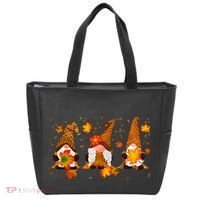 Autumn Gnome Cute Fall Lover Tote Bag thumb 0