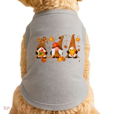 Autumn Gnome Cute Fall Lover Doggie Tank