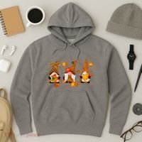 Autumn Gnome Cute Fall Lover Hoodie thumb 3