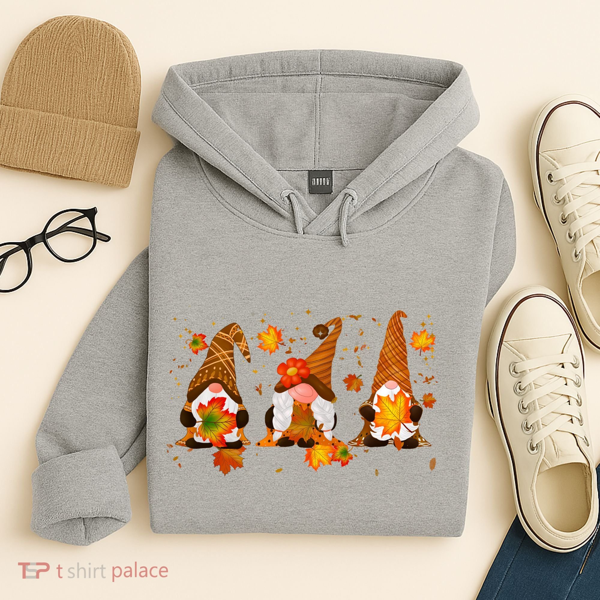Autumn Gnome Cute Fall Lover Hoodie
