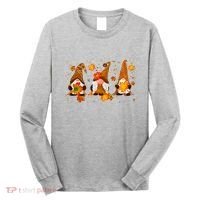 Autumn Gnome Cute Fall Lover Long Sleeve Shirt thumb 0