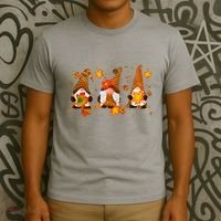 Autumn Gnome Cute Fall Lover T-Shirt thumb 3