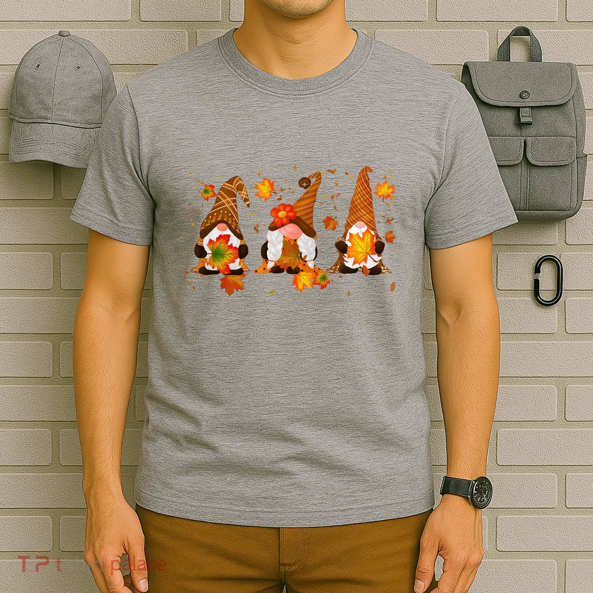 Autumn Gnome Cute Fall Lover T-Shirt