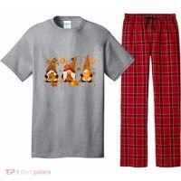 Autumn Gnome Cute Fall Lover Pajama Set thumb 0