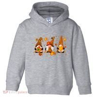 Autumn Gnome Cute Fall Lover Toddler Hoodie thumb 0