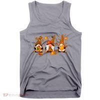 Autumn Gnome Cute Fall Lover Tank Top thumb 0