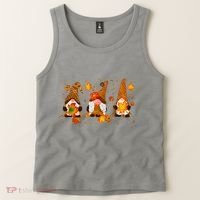 Autumn Gnome Cute Fall Lover Tank Top thumb 2