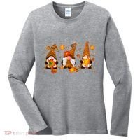 Autumn Gnome Cute Fall Lover Women's Long Sleeve Shirt thumb 0