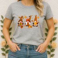 Autumn Gnome Cute Fall Lover Women's T-Shirt thumb 2