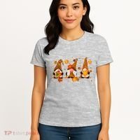Autumn Gnome Cute Fall Lover Women's T-Shirt thumb 4