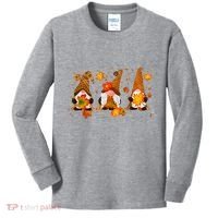 Autumn Gnome Cute Fall Lover Kids Long Sleeve Shirt thumb 0