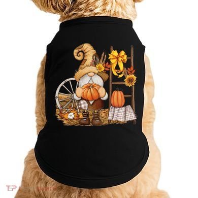 Autumn Gnome Cute Fall Season Doggie Tank