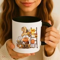 Autumn Gnome Cute Fall Season Coffee Mug thumb 3