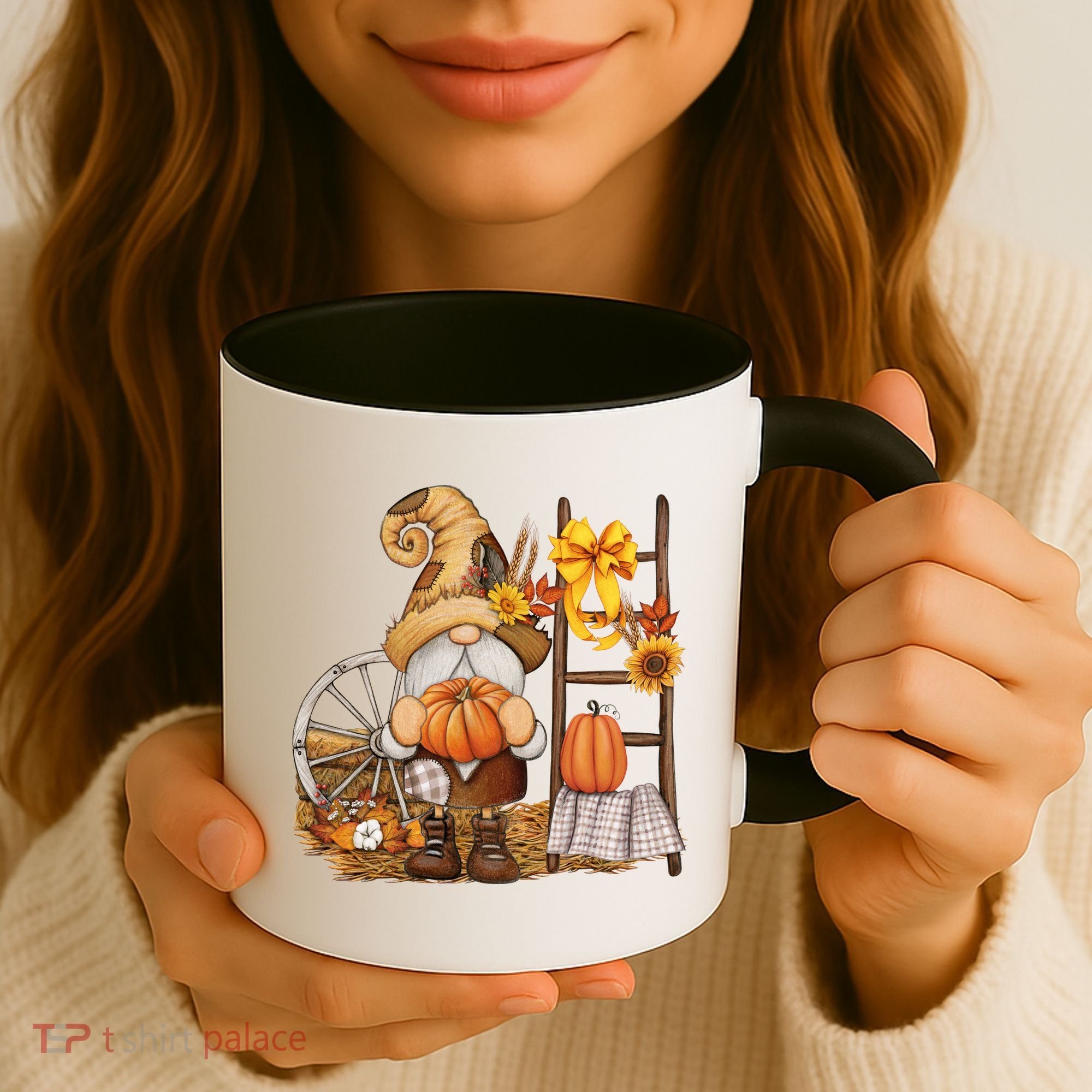 Autumn Gnome Cute Fall Season Coffee Mug