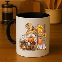 Autumn Gnome Cute Fall Season Coffee Mug thumb 4