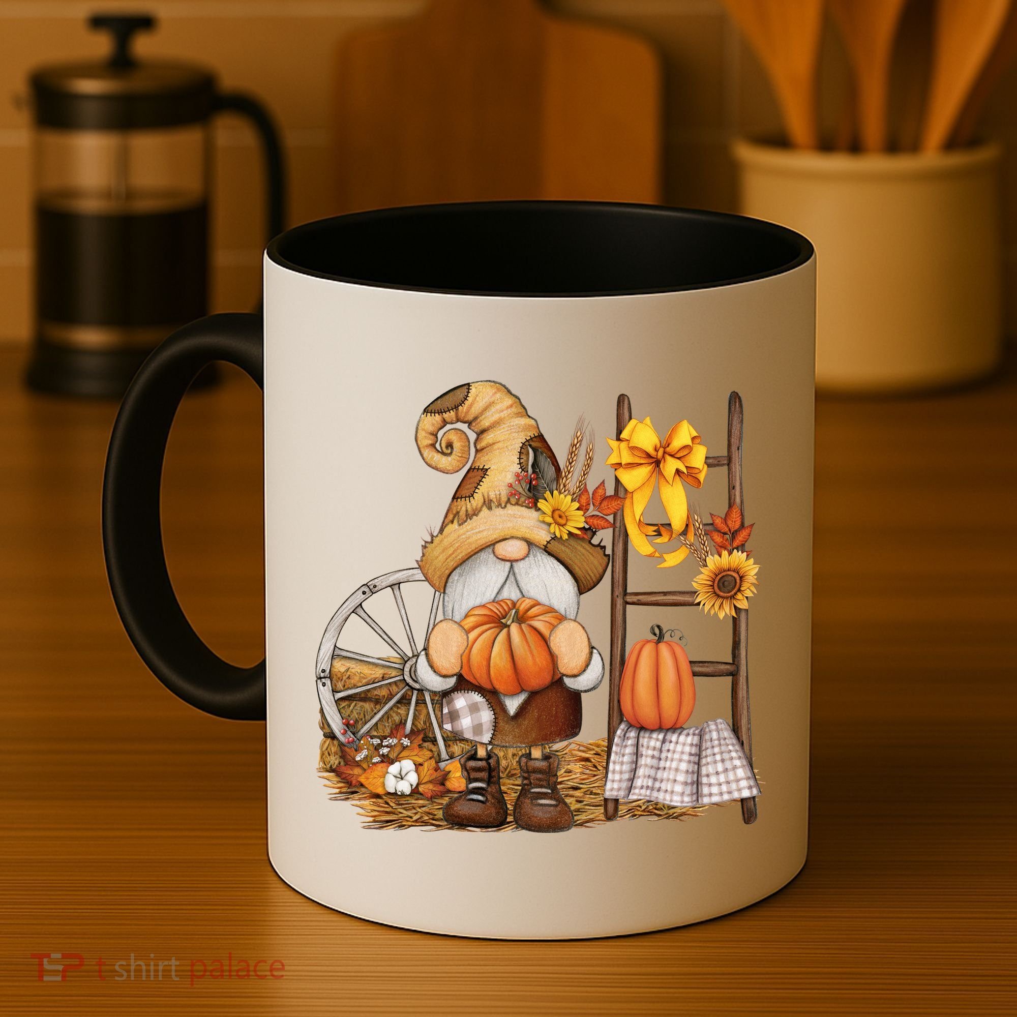 Autumn Gnome Cute Fall Season Coffee Mug