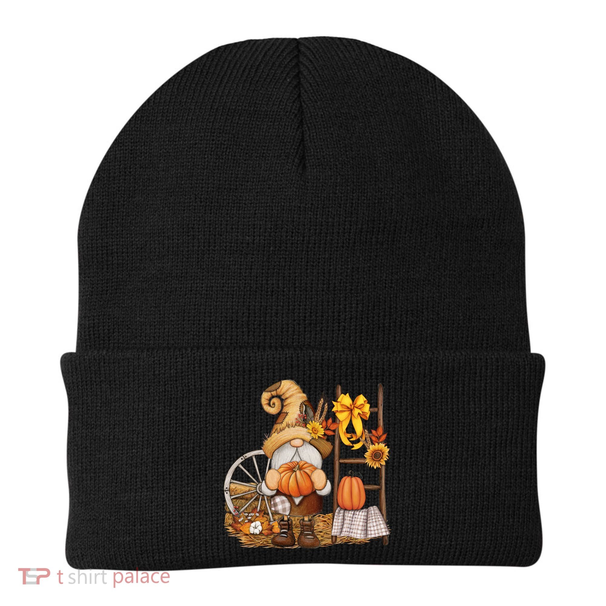 Autumn Gnome Cute Fall Season Beanie