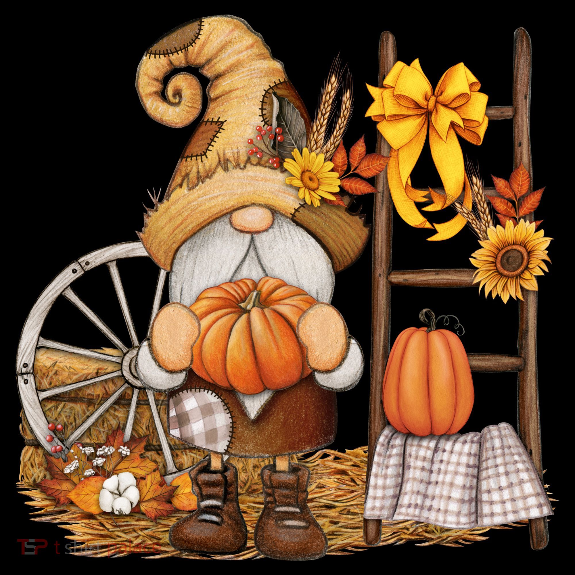 Autumn Gnome Cute Fall Season Women's Hoodie
