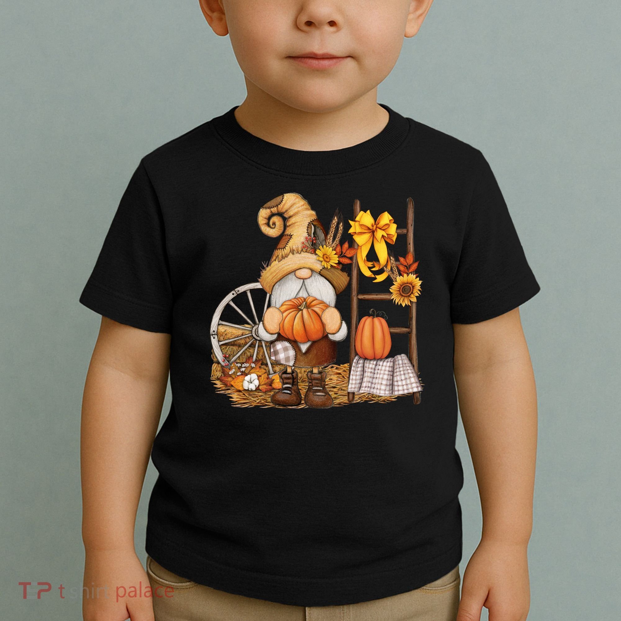 Autumn Gnome Cute Fall Season Toddler T-Shirt