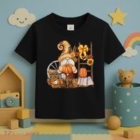 Autumn Gnome Cute Fall Season Toddler T-Shirt thumb 3