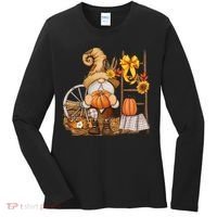 Autumn Gnome Cute Fall Season Women's Long Sleeve Shirt thumb 0