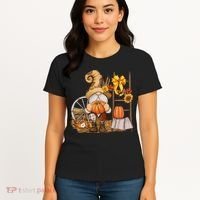 Autumn Gnome Cute Fall Season Women's T-Shirt thumb 4