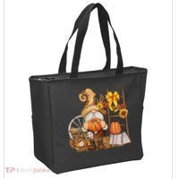 Autumn Gnome Cute Fall Season Tote Bag thumb 2