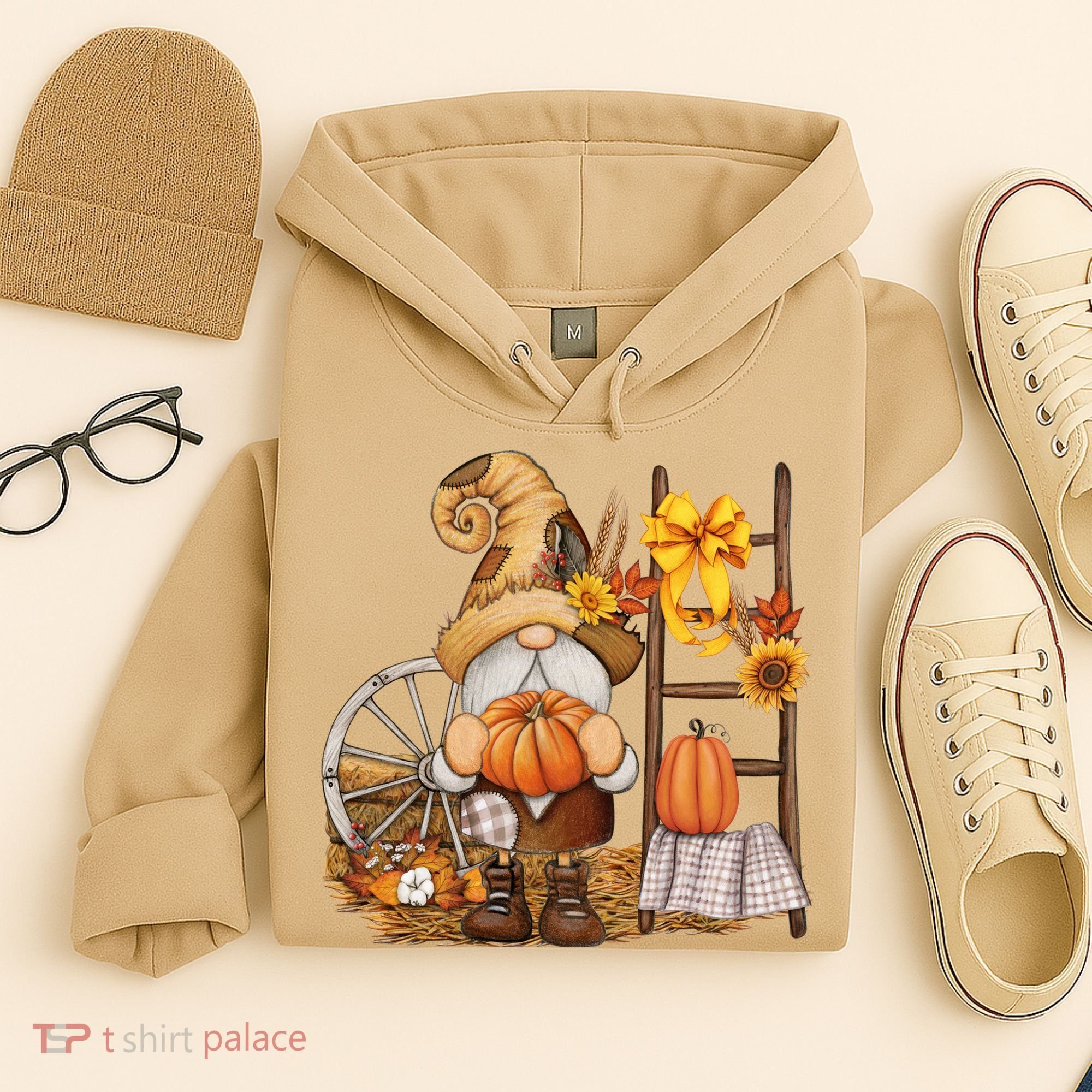 Autumn Gnome Cute Fall Season Hoodie