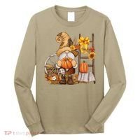 Autumn Gnome Cute Fall Season Long Sleeve Shirt thumb 0
